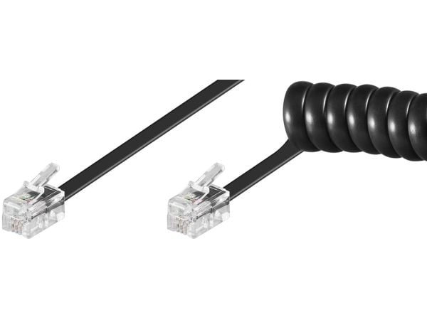 Goobay 4m RJ-10-kabel, 4 m