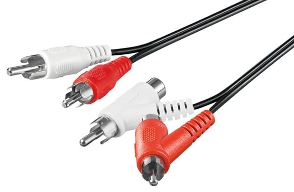 Goobay AVK 214-150 1,5m, Hanstik, 2 x RCA, Hunstik, 1,5 m