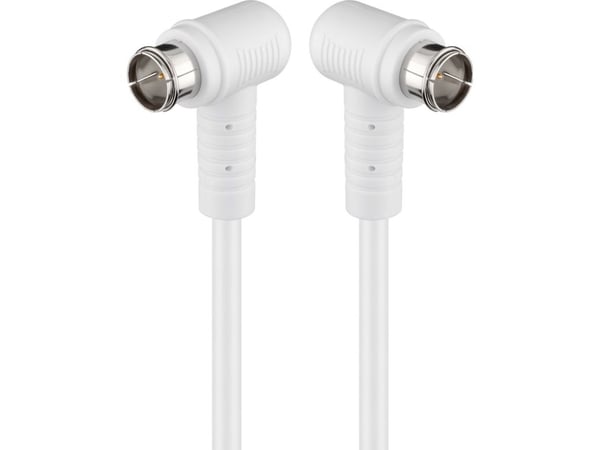 Goobay 67341, 1,5 m, F plug, F plug, Hvit