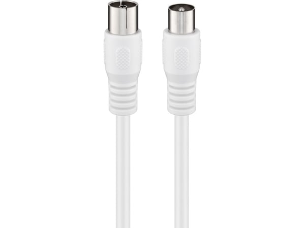 Goobay 66613, 1,5 m, 3C-2V, Valkoinen