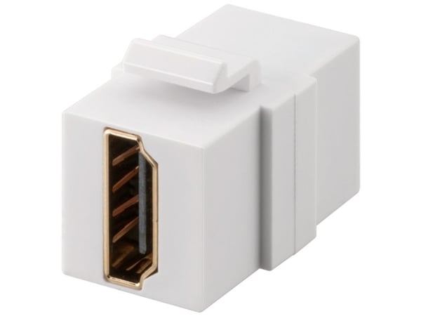 Goobay 90856, Hvit, HDMI, HDMI