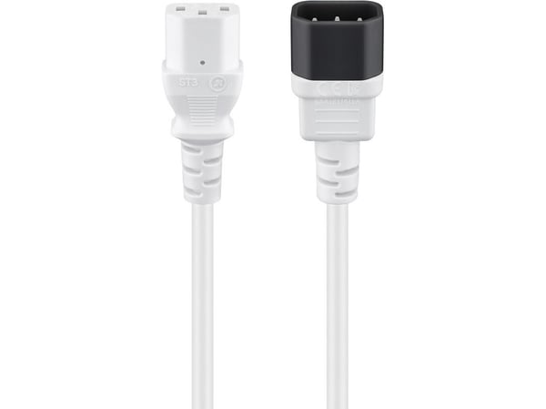 Goobay 97581, 0,5 m, C14-kontakt, C13-kontakt, 250 V, 10 A