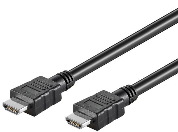 Goobay 58444, 7,5 m, HDMI Type A (Standard), HDMI Type A (Standard), 3D, 10,2 Gbit/sek, musta