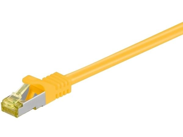 Goobay 91611, 3 m, Cat7, S/FTP (S-STP), RJ-45, RJ-45, Gult