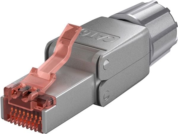 CAT 6 skärmad RJ45-kontakt STP, för verktygslös montering