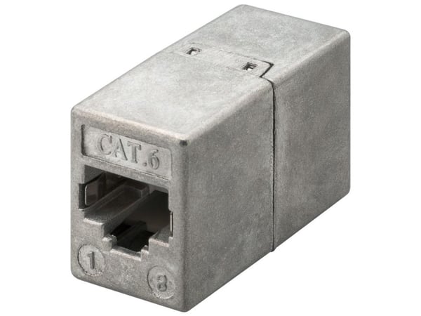 goobay - Kopplingsdon för nätverk - RJ-45 (hona) till RJ-45 (hona) - CAT 6