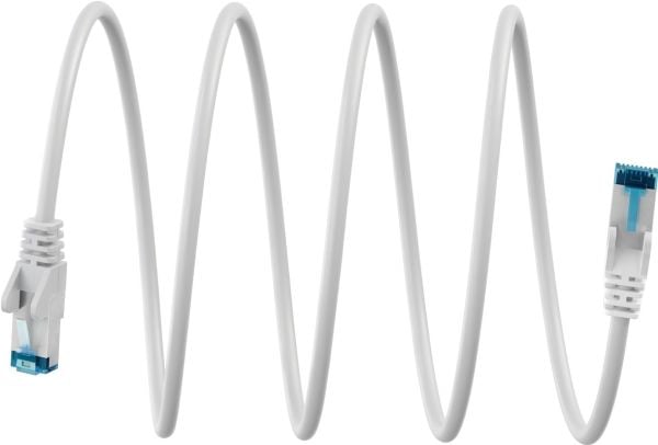Ultraflexibel patchkabel CAT 6 A, S/FTP (PiMF), vit