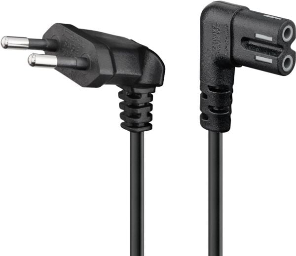 Goobay 73020, 3 m, Strömkontakt typ C, CEE7/16, H03VVH2-F, 250 V