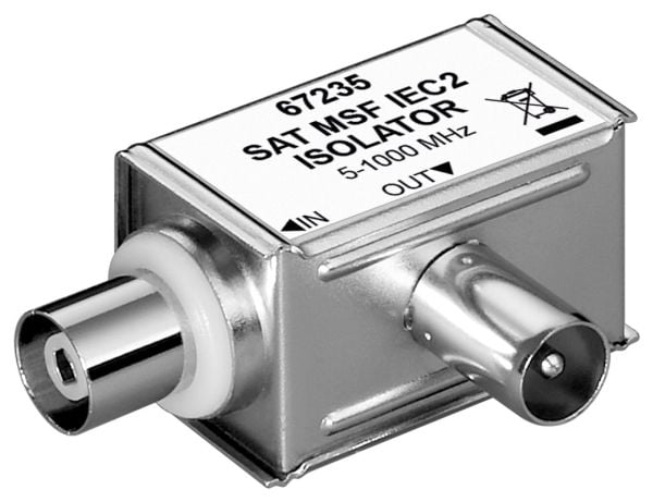 Goobay 67235, Coaxial, Coaxial, Hopea