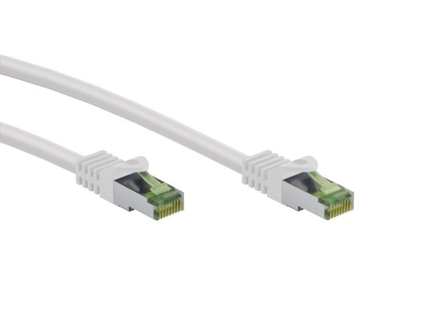 Goobay 61106, 3 m, Cat8.1, S/FTP (S-STP), RJ-45, RJ-45, Hvit