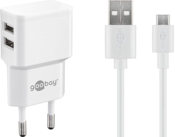 Goobay 44985, Innendørs, AC, 1 m, Hvit