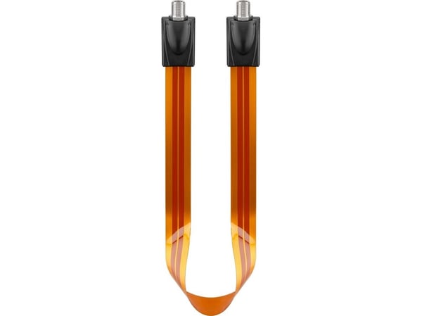 goobay Window Leading Extreme Flat - Antennikaapeli - F-liitin uros - F-liitin uros - 52 cm