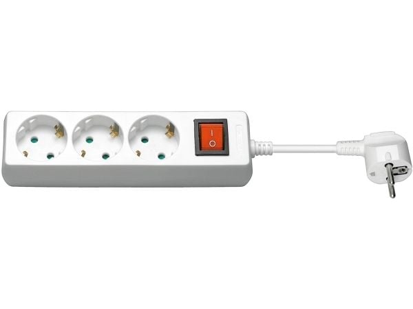 Goobay 51083, 3 m, Sisätila, CEE, Tyyppi F, Tyyppi F, Suora, 1,5 mm²