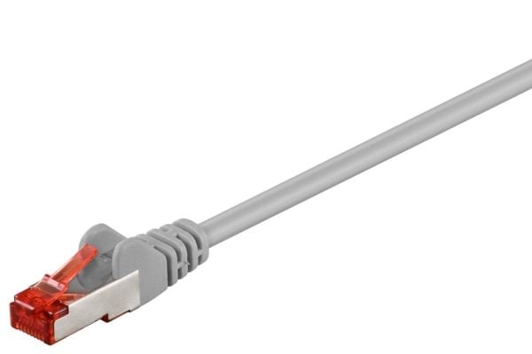 Goobay 50892, 15 m, Cat6, S/FTP (S-STP), RJ-45, RJ-45, Grå