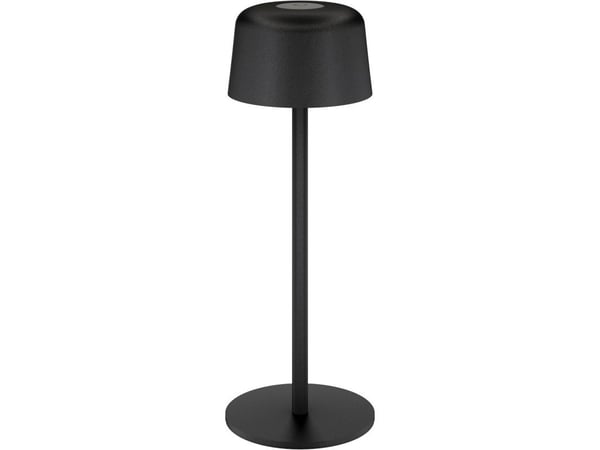 Trådløs LED-bordlampe, str. S, 25 cm, svart - wi