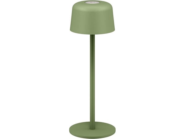 Trådløs LED-bordlampe, størrelse S, 25 cm, grønn