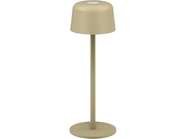 Trådlös LED-bordslampa, storlek S, 25 cm, beige