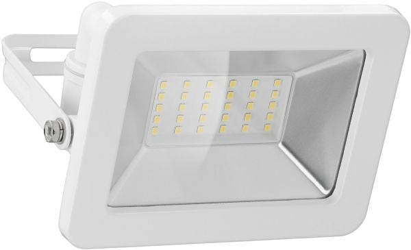 Goobay 53873, Vit, IP65, Gjuten aluminium, Glas, Metall, Plast, 0,1 ms, 30 W, LED