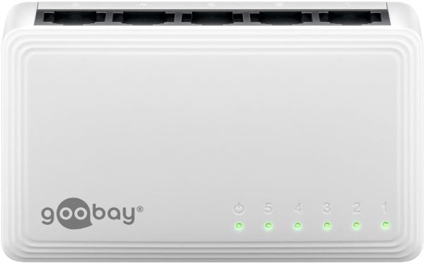 Goobay 5-Port Gigabit Ethernet Netzwerk-Switch (64563)