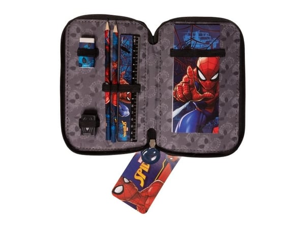 SPIDERMAN, fylld dubbel pennfodral