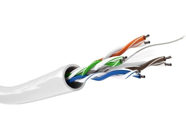 Goobay CAT 6 Patchcabel /UTP 100m White