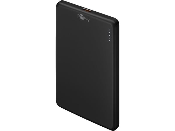 Goobay Magnetic Trådløs Powerbank 5000mAh Sort