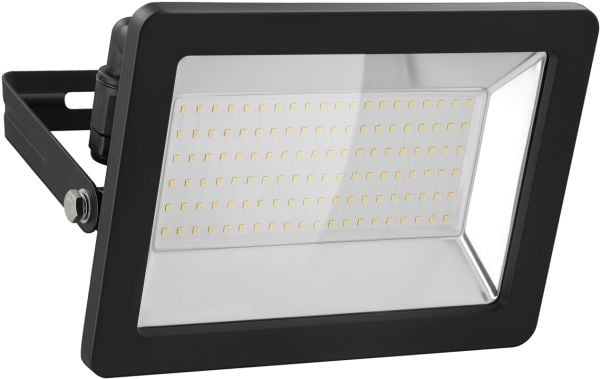 Goobay 53876, Svart, IP65, Gjuten aluminium, Glas, Metall, Plast, 0,1 ms, 100 W, LED