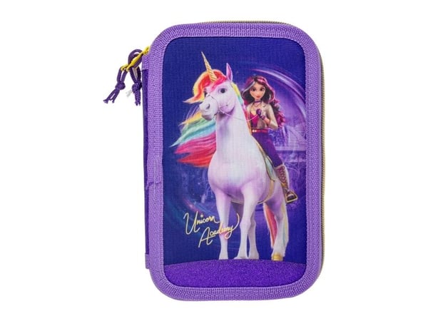 UNICORN ACADEMY, Fylld dubbel pennfodral