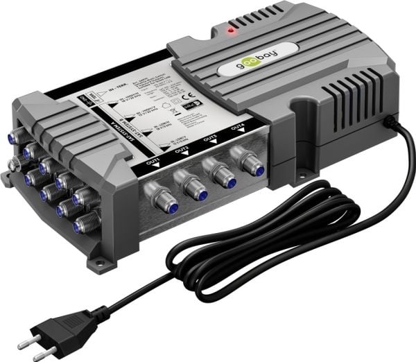SAT-multiswitch 9 innganger/4 utganger
