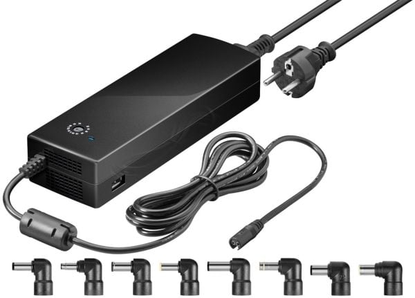 goobay NTS 150 W multi USB EuP 8.5A - Strømadapter - AC 100-240 V - 150 watt - svart