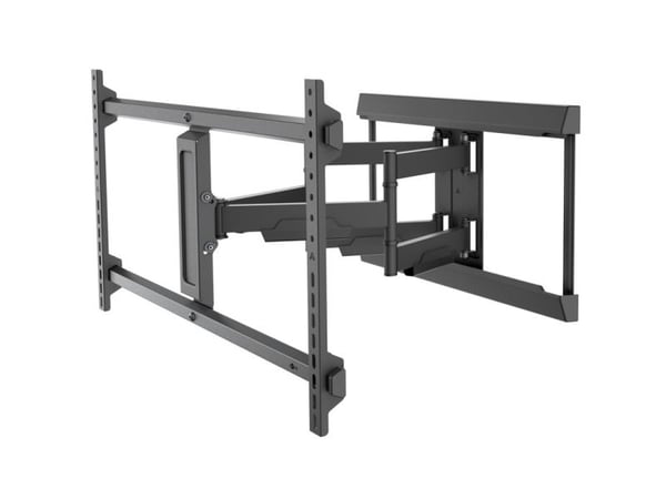 Goobay Fullmotion, 200 x 100 mm, 800 x 405 mm, -10 - 5°, -60 - 60°, 3°, Svart