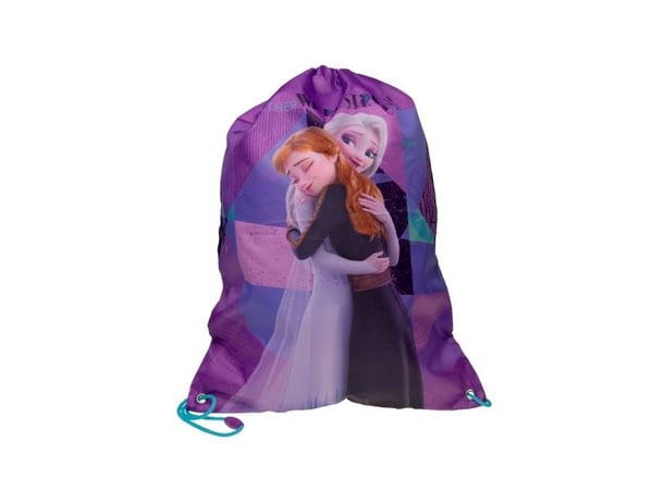 FROZEN Gym bag with safety strings and break-away buckle, 210D polyester, 35 x 45 cm
