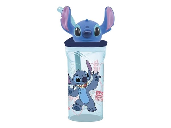 STITCH 3D-figur tumbler drikkeflaske 360 ml