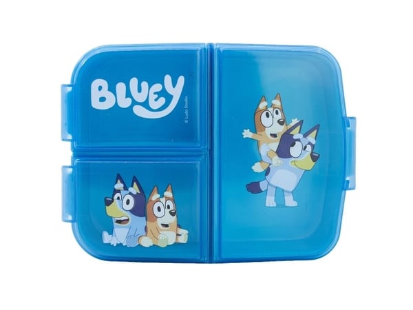 BLUEY matboks med flere rom 18 x 13 cm