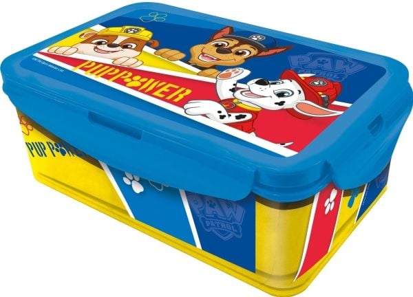 PAW PATROL matboks med avtakbare rom, 21x13 cm