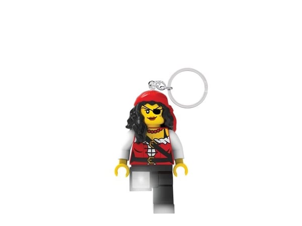 LEGO® Iconic Piratprinsesse nøkkelring med LED-lys