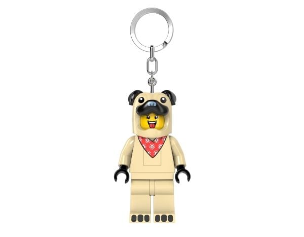LEGO® Minifigures™ nøkkelring LED-lys Pug