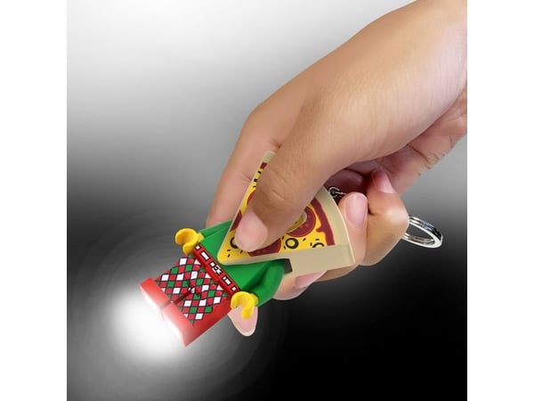 LEGO Classic KE176 nøkkelring med lommelykt pizza