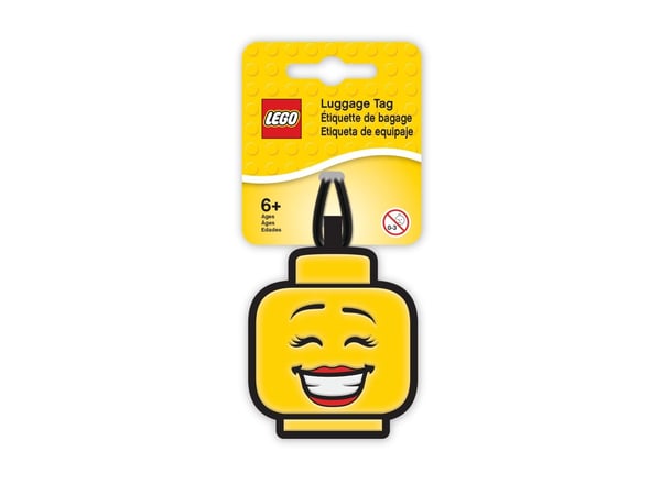 LEGO ICONIC, Luggage tag, GIRL FACE