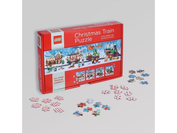 LEGO® Joulujuna 4 x 100 palan palapeliä