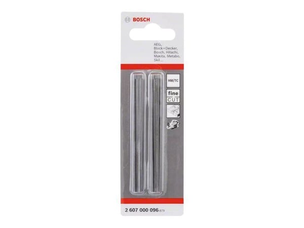 Bosch tarvikkeet Volframikarbidihöyläveitsi Mitat, pituus: 82,4 mm Mitat, leveys:5,5 mm 2607000096 2 kpl