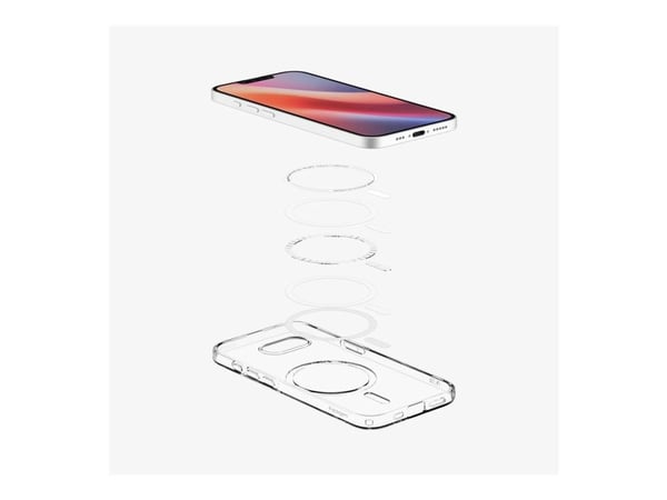 Spigen Liquid Crystal Magfit - Baksidesskydd för mobiltelefon - termoplastisk polyuretan (TPU) - klarvit - för Apple iPhone 16e