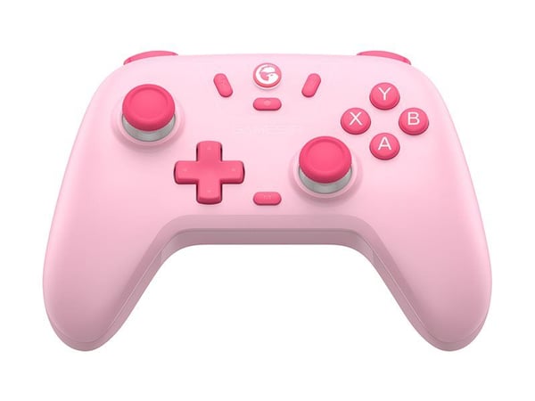 GameSir Nova Lite - Spelkontroll - trådlös - 2.4 GHz/Bluetooth - rosa - för Nintendo Switch, Steam Deck