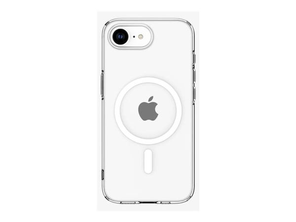 Spigen Liquid Crystal Magfit - Baksidesskydd för mobiltelefon - termoplastisk polyuretan (TPU) - klarvit - för Apple iPhone 16e