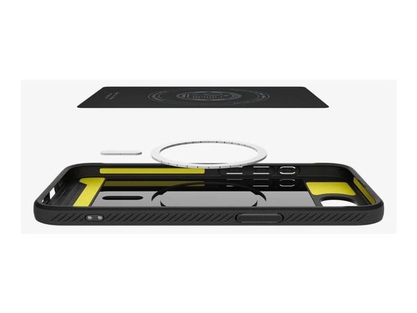 Spigen Rugged Armor (MagFit), suojakuori, Apple, iPhone 16e, 15,5 cm (6.1"), Laji
