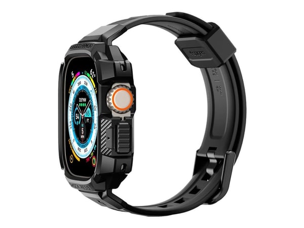 Spigen Rugged Armor Pro, Kellonperät, Apple, Ultra (49mm), Termoplastinen polyuretaani (TPU), 50 mm, 174,5 mm
