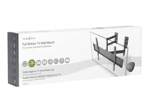 Nedis TVWM5350BK, Skruvar, 40 kg, 81,3 cm (32"), 177,8 cm (70"), 600 x 400 mm, Svart