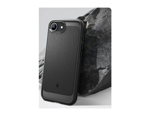 Spigen Rugged Armor (MagFit), suojakuori, Apple, iPhone 16e, 15,5 cm (6.1"), Laji