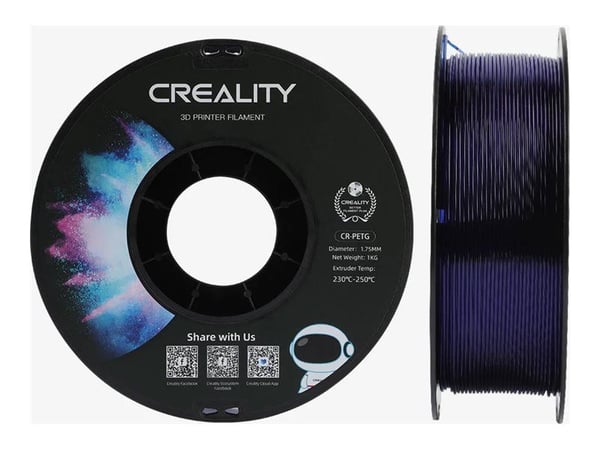 Creality3D - Gjennomsiktig blå - 1 kg - boks - CR-PETG filament (3D)