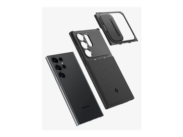 Spigen Optik Armor, Suojus, Samsung, Galaxy S24 Ultra, 17,3 cm (6.8"), musta